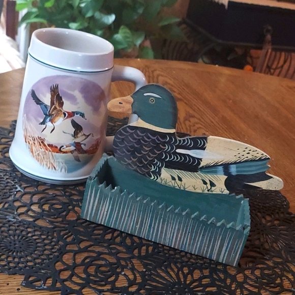 Men's mug and wood box - Picture 1 of 6
